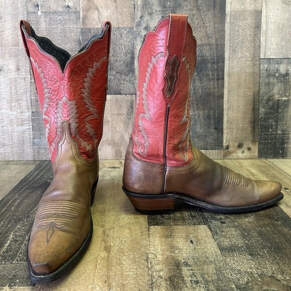 Lucchese N7142 Snip Toe 1883 Western Cowboy Boots Womens 9 B - Picture 7 of 12